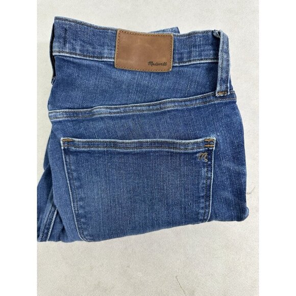 Madewell 8" Skinny Jeans Women's 30 Mid Rise Medium Wash Denim - Picture 9 of 9